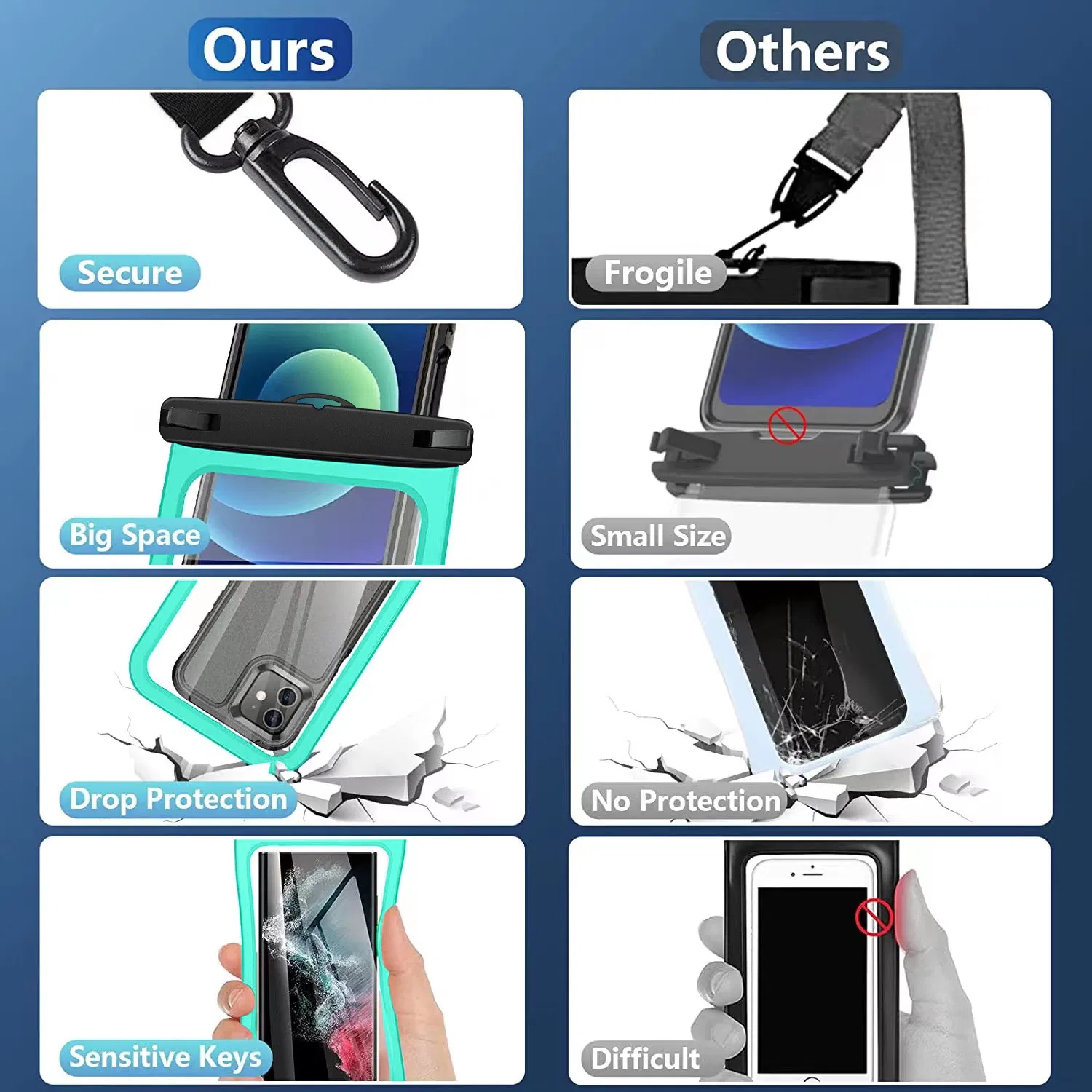 Professional Waterproof Phone Bag for All Water-Based Activities