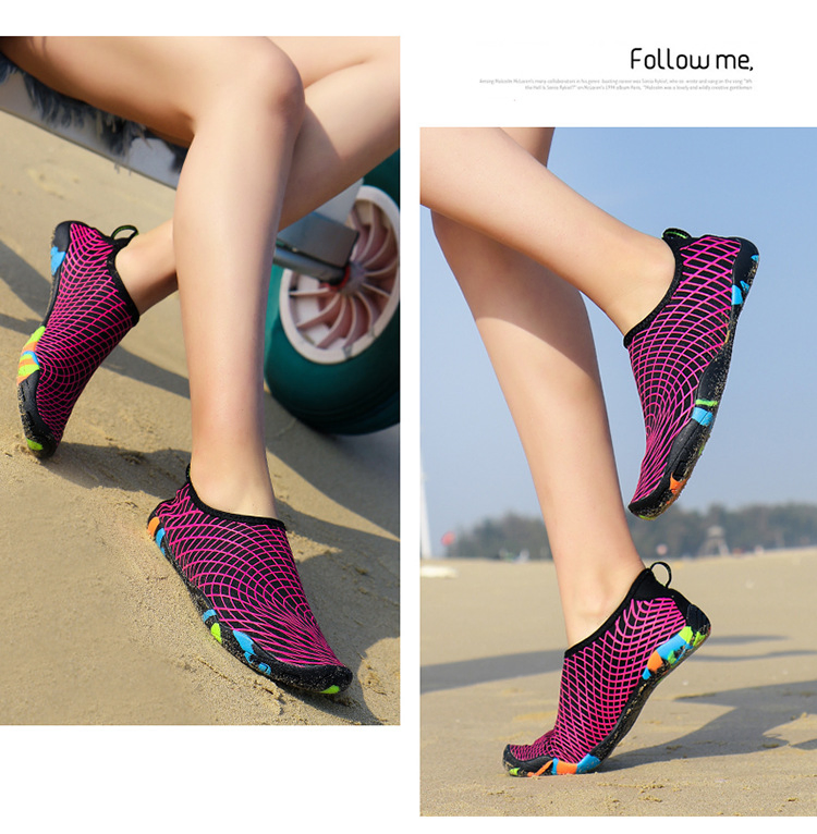 Customizable Slip-on Breathable Rubber Midsole Water Shoes for Women