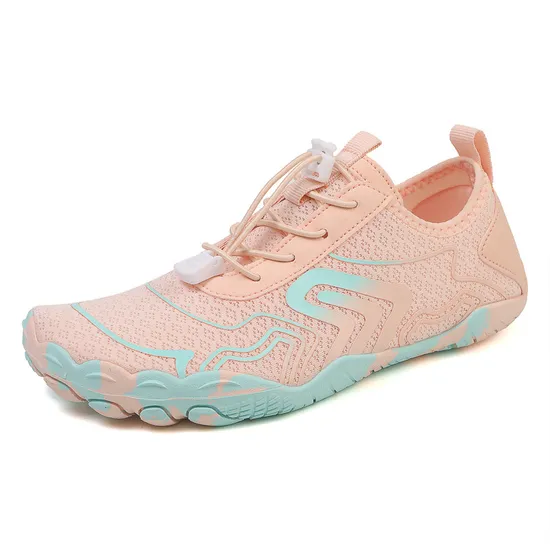 Durable Cemented Sole Lightweight Running Shoes with Custom Logo