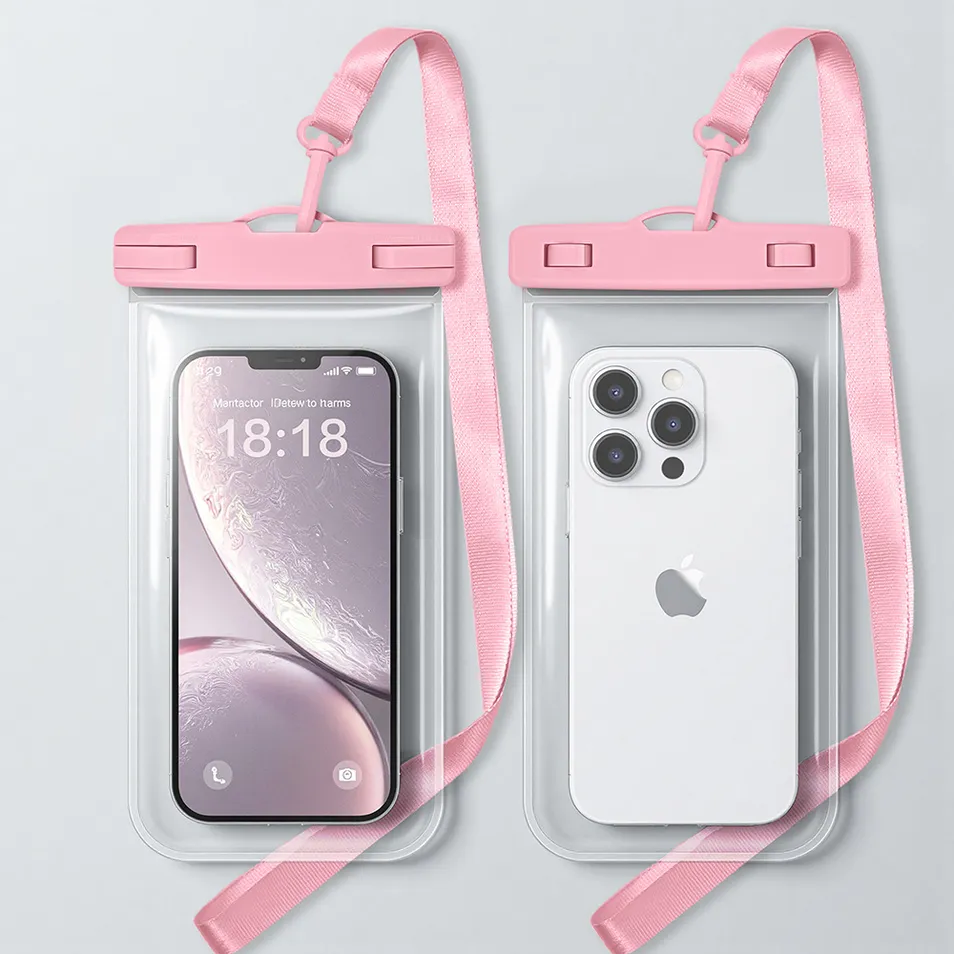 Factory Direct Ipx8 Waterproof Phone Bag - Custom PVC/TPU Touch Screen Pouch for Swimming &amp; Diving