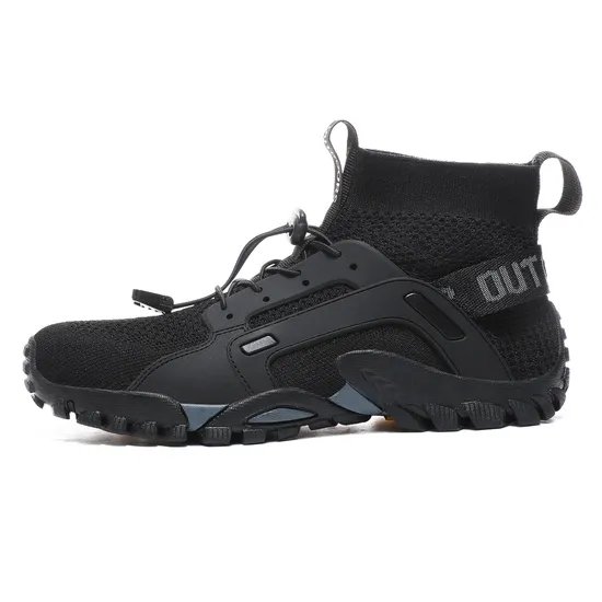 Men's Hiking Water Shoes Quick-Dry Breathable Trail Shoes Non-Slip Outdoor Trekking Footwear Women's Casual Sneakers, Lightweight Slip-on Leisure Shoes