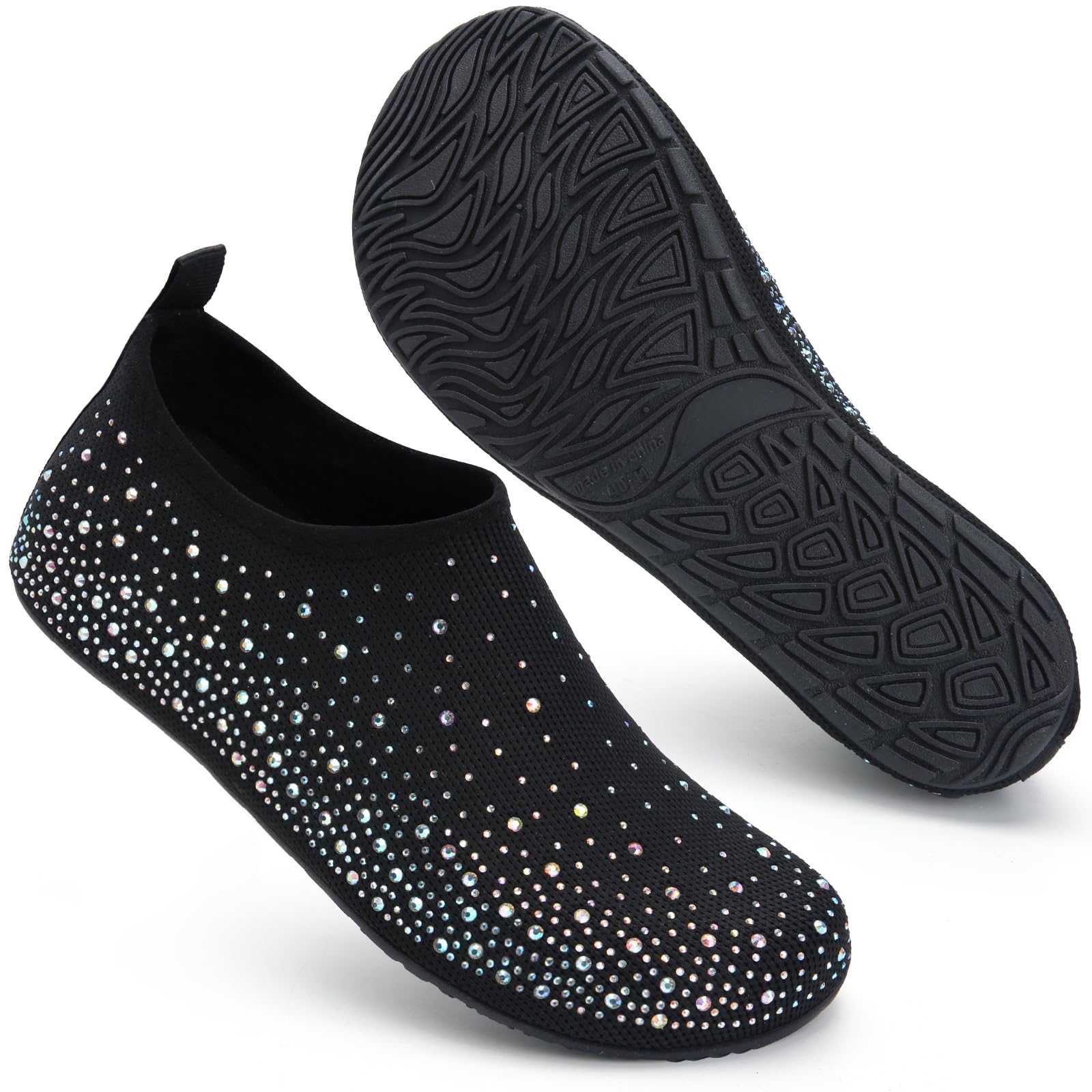 Hot Selling Women's Fashion Rhinestone Water Shoes