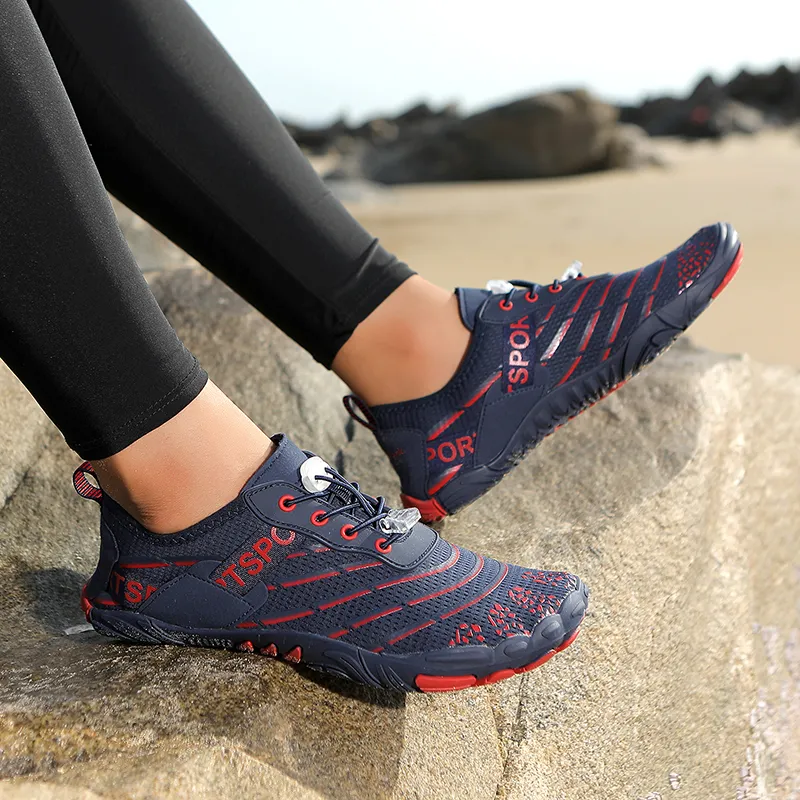 Hiking Barefoot Shoes for Women Men Breathable &amp; Non-Slip Athletic Barefoot Wide Toe Water Shoes Lightweight Perfect for Walking, Running, and Swimming