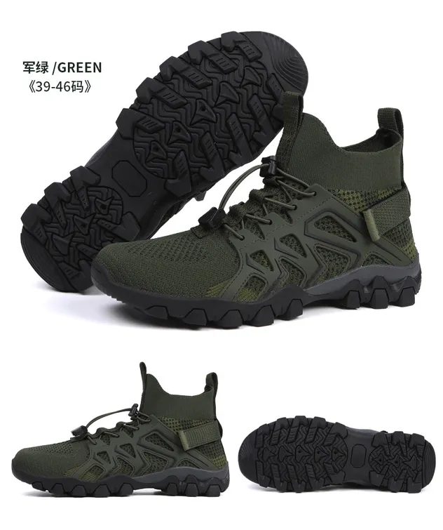Customizable Men's Slip-on Aqua Shoes - Breathable Sneaker Style