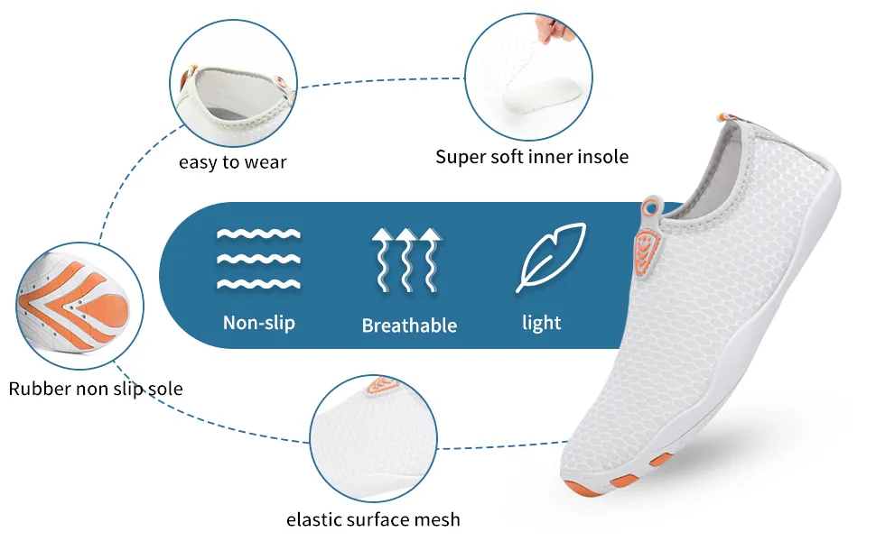 Quick-Dry Breathable Adult Water Shoes for Beach Hikes and Swimming Parties