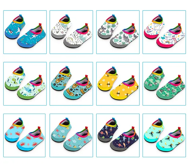 Stylish Children's Sports Shoes in Lycra Elastic Fabric Cemented