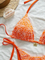 Women's Triangle Bikini Floral String Bikini Set Two Piece Swimsuit Bathing Suits Bathing Suit Surf Bikini / Sport Bikini