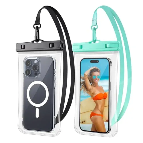 Universal Waterproof Phone Case with Touchscreen Compatibility and Neck Strap