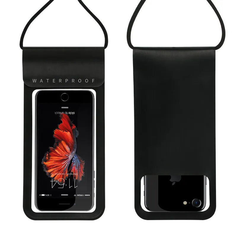 Waterproof Cell Phone Pouch - Underwater Dry Bag Case Lanyard -Water Proof Clear Holder Protector for Beach Swimming Waterproof Phone Bag