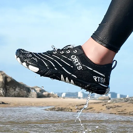 Barefoot Water Shoes Women Men Adult Hiking Swim Beach River Pool Hike Guarding Shoes Aqua Socks Protective Comfort Wide Toe Box