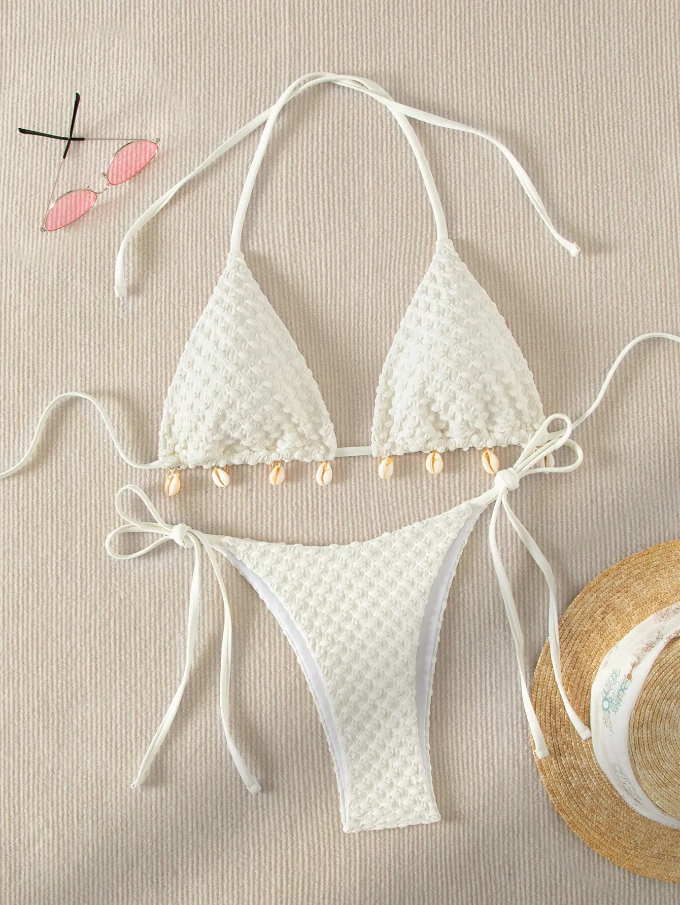 Women's Floral Printed Bathing Suit Halter Summer Swimsuit Bikinis Set Surf Bikini / Sport Bikini Teen Bikini